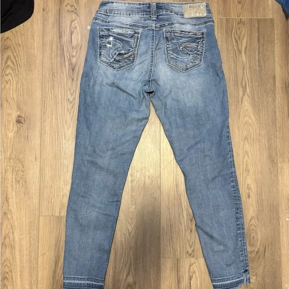 Silver Jeans Co Women Skinny Jeans W25/L27 - Picture 2 of 6